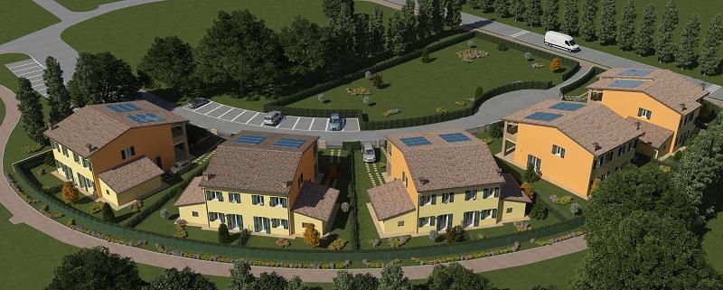 fotografie - Villa a schiera Faenza (RA) Campagna Monte 